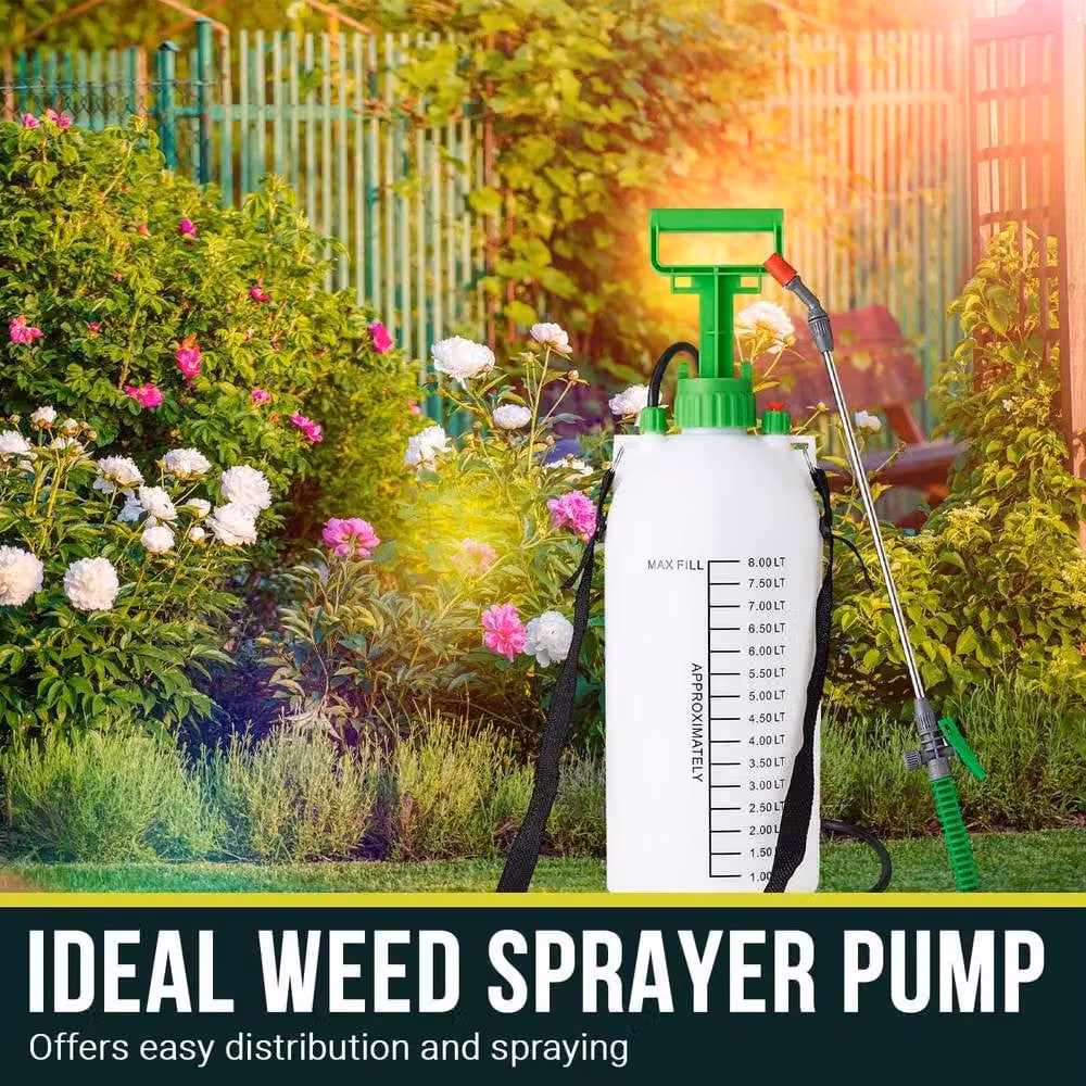 Pelle & Sol 8L Manual Pressure Sprayer in Multicolour and White – 4
