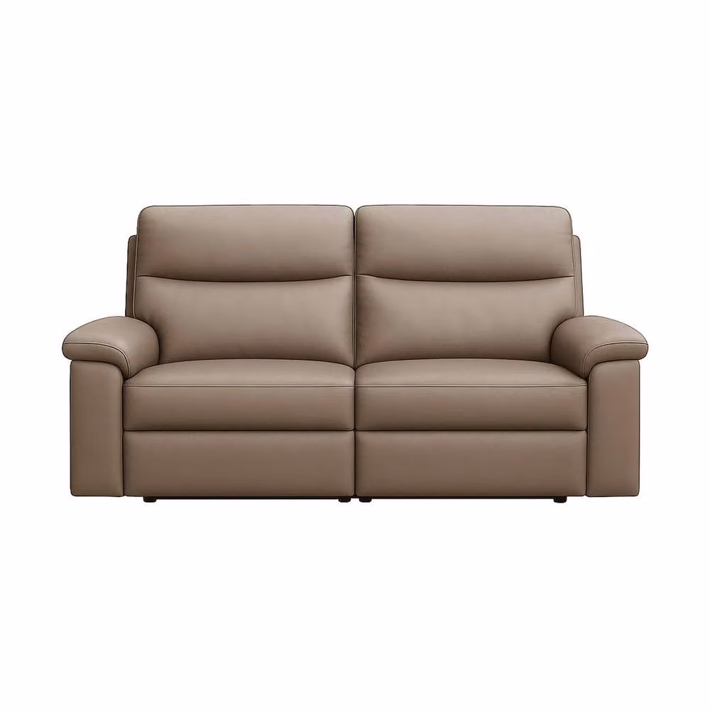 Aspire Marlowe Real Leather Power Recliner 3+1+1 Sofa Set with USB Charging in Taupe – 3