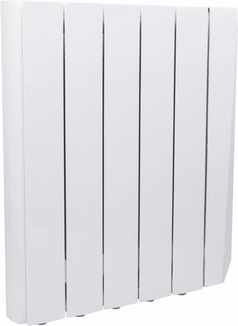 Masterplug SmartEnergy Wall Mounted Oil-Filled Radiator, 1000W, White with Wi-Fi and App Control