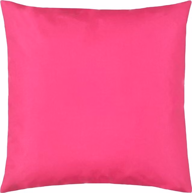 Terrys Plain Pink Square Outdoor Filled Cushion W/D/H: 55 x 55 x 55 cm