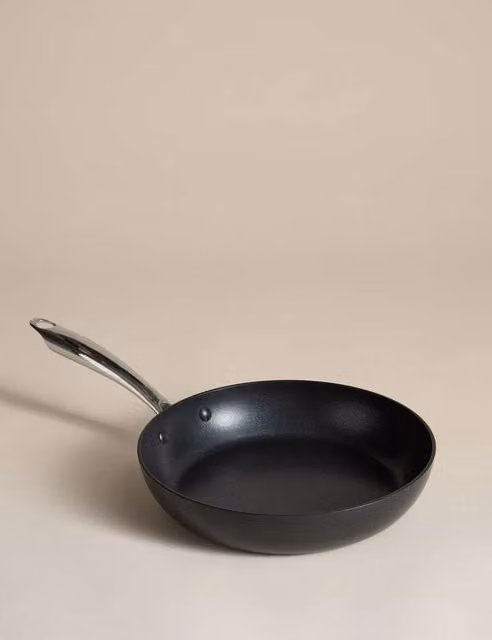 M&S Non-Stick Pro Aluminium Frying Pan, Black, 24cm