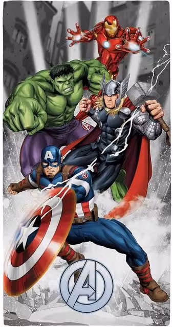 Coco Moon Disney Marvel Avengers Super Soft Cotton Bath and Beach Towel for Children, Multicolour, W/D/H: 140 x 70 x 70 cm – 3