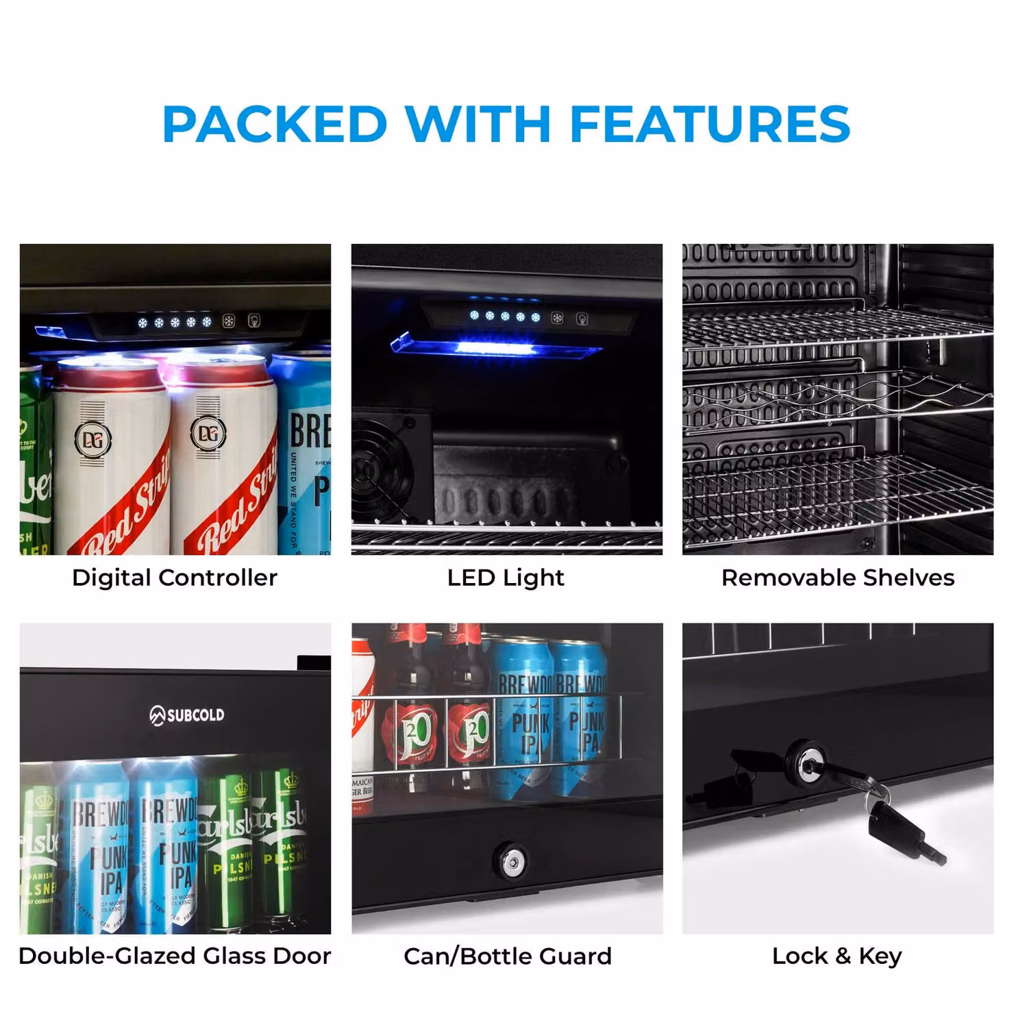 Subcold ACE 50 LED Beer Fridge in Black – 5