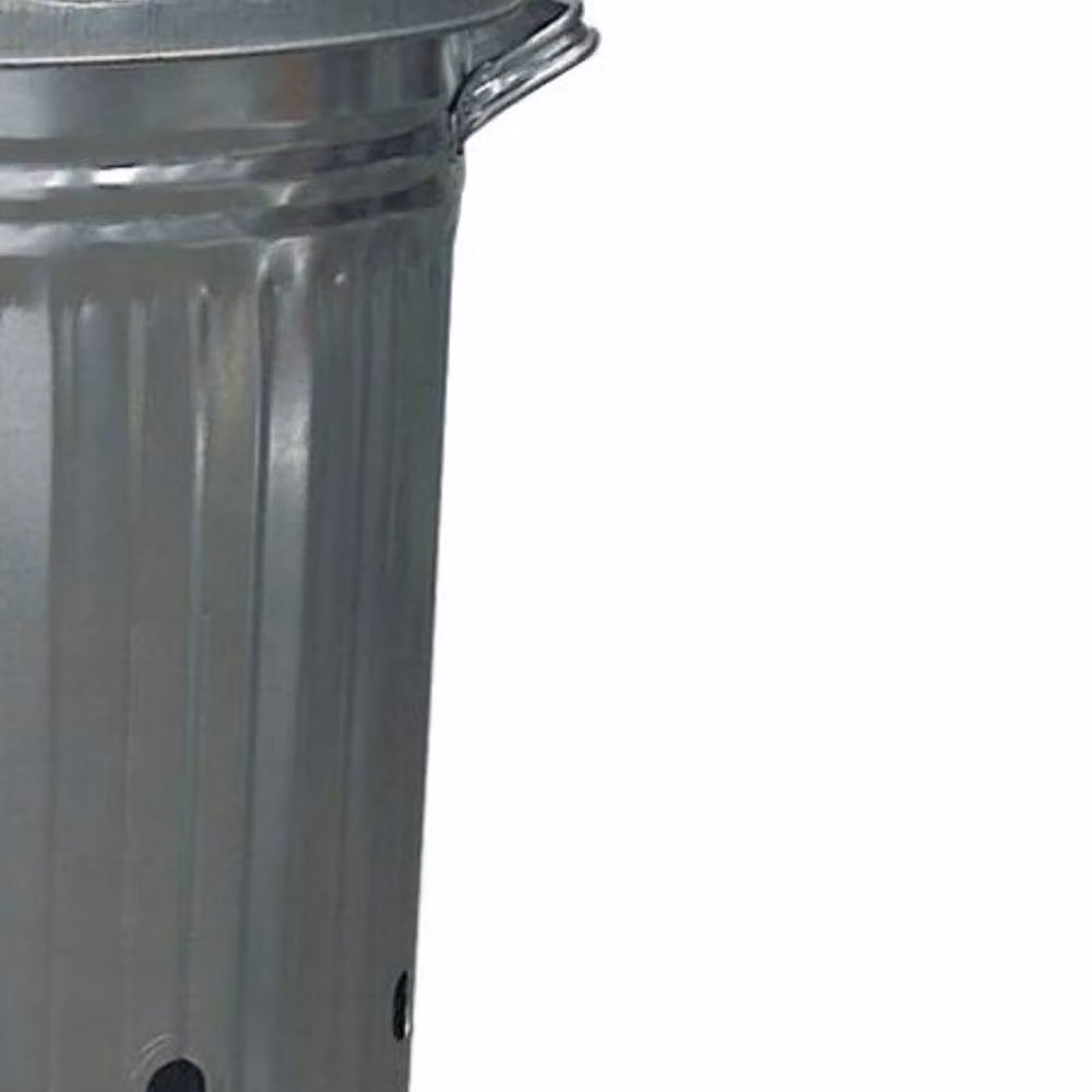 Ambassador Galvanised Steel Incinerator in Silver – 2