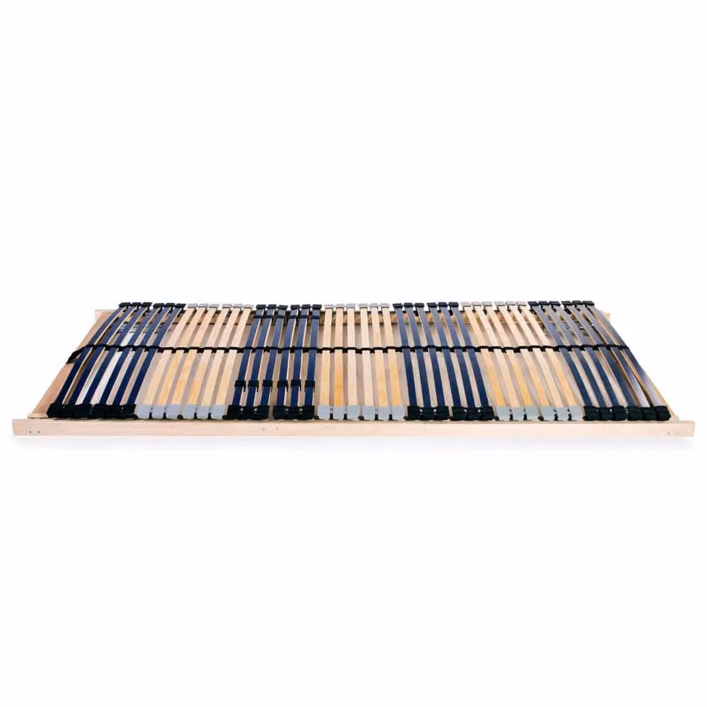 Berkfield Home 7-Zone Slatted Bed Base with 42 Ergonomic Wood Slats, W/D/H: 70 x 200 cm – 2
