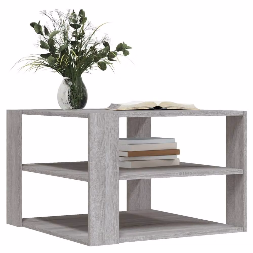Berkfield Home Grey Sonoma Coffee Table, W/D/H: 59.5 x 59.5 x 40 cm – 3