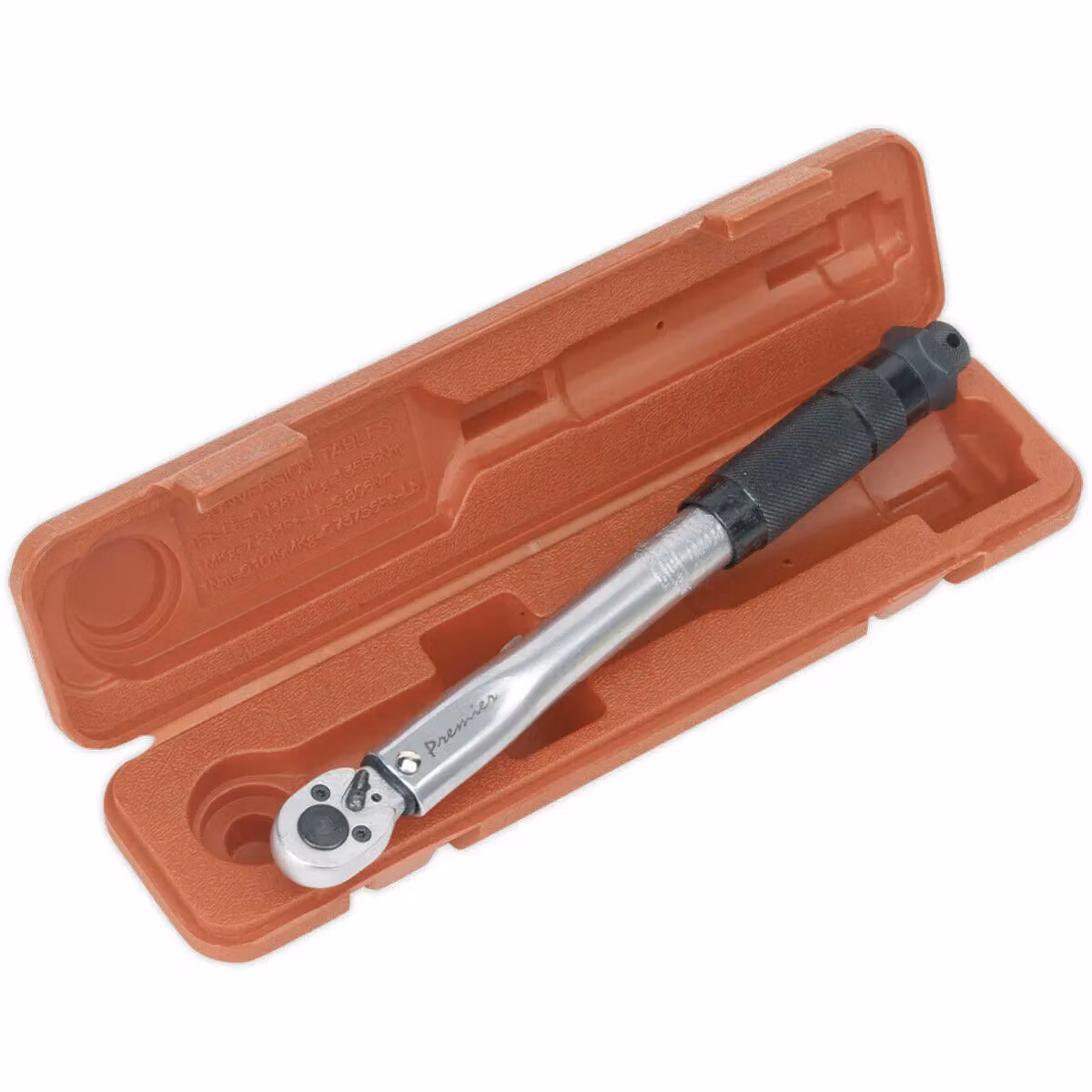 Loops Calibrated Micrometer Style Torque Wrench with 3/8 inch Square Drive and 2 to 24 Nm Range in Silver and Multicolour – 2