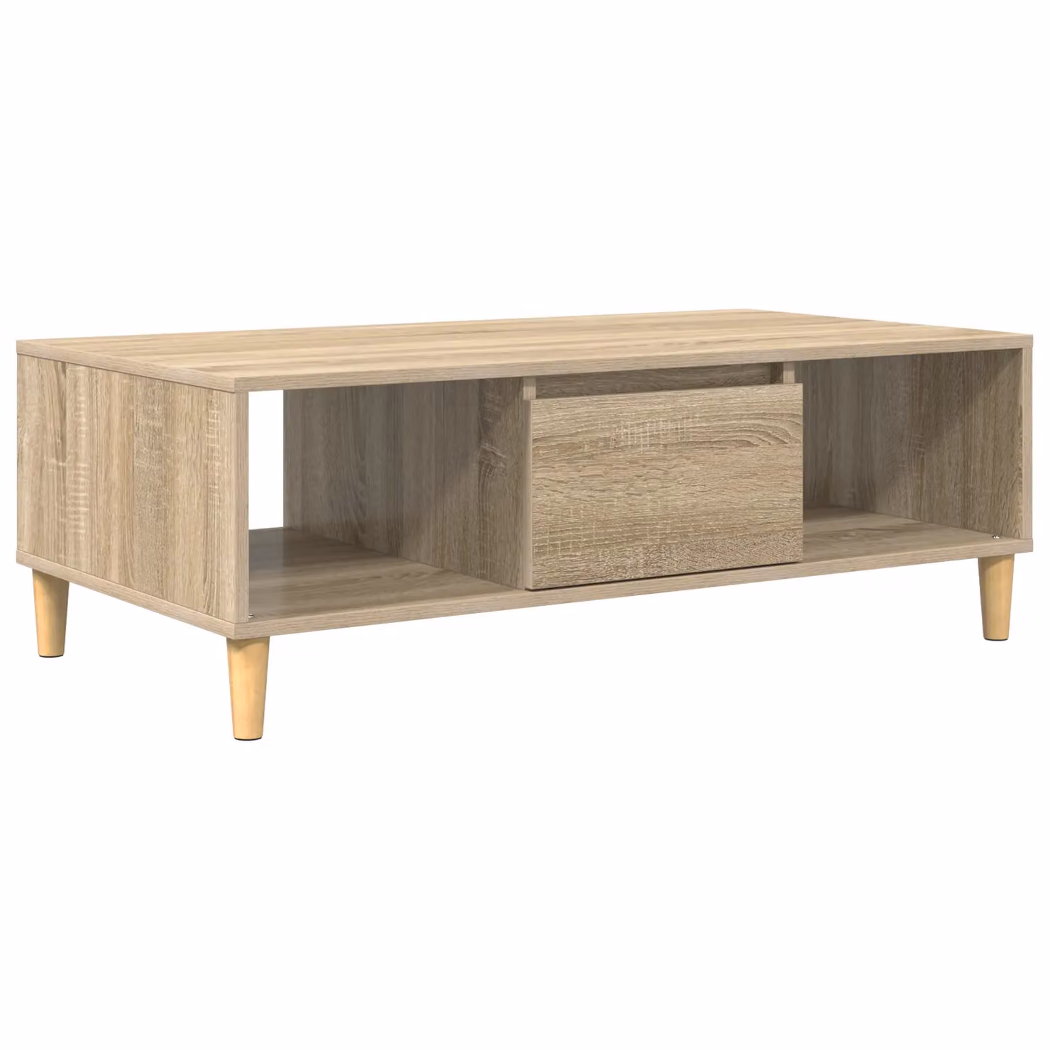 Berkfield Modern Storage Unit with Door in Sonoma Oak Brown Engineered Wood – 2