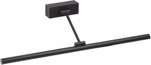 Netlighting Magritte3 Integrated LED Picture Wall Light, Black, 3000K Warm White
