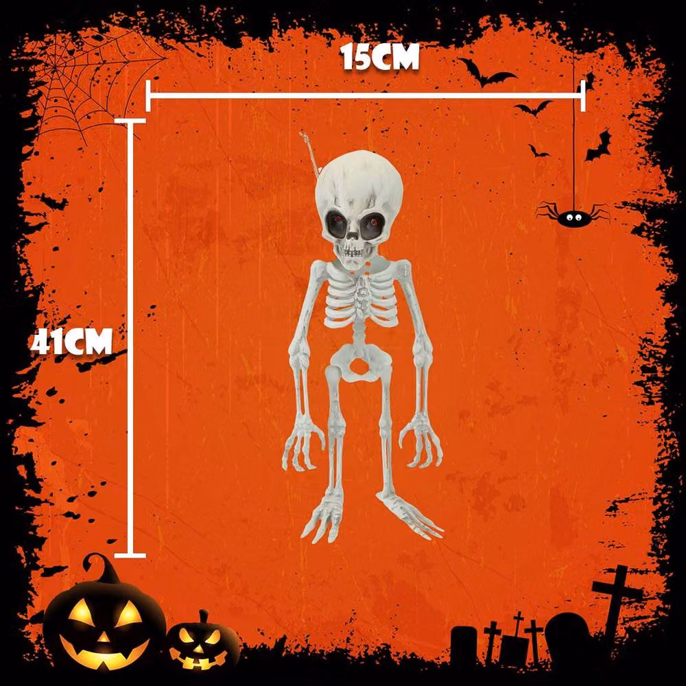 VFM e-Store White Hanging Alien Skeleton Halloween Decoration Accessory – 2