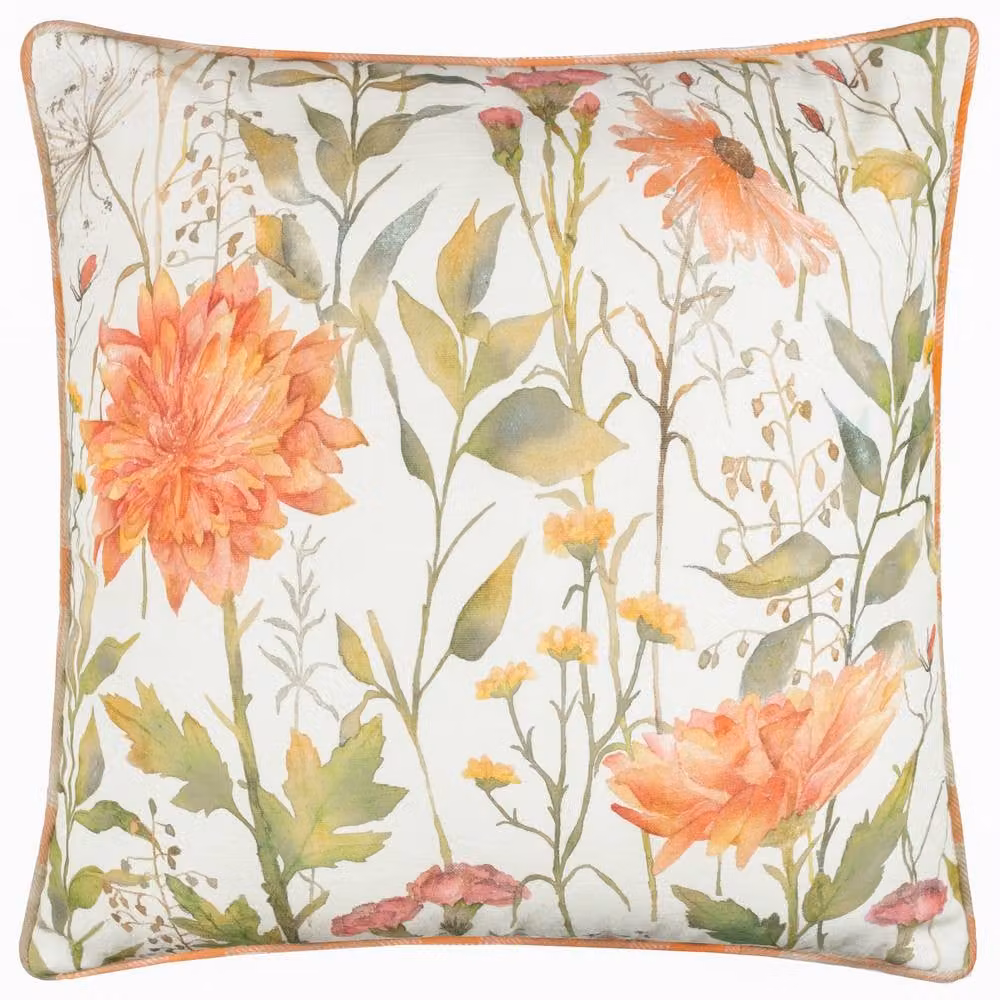 Voyage Maison Delamere Floral Country House Outdoor Cushion, Multicolour Brown, W/D/H: 45 x 45 x 45 cm – 2