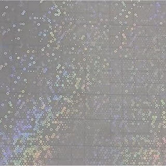 Syntego Pack of 5 Holographic Sparkle Dots Vinyl Overlay Sheets, Multicolour, A4
