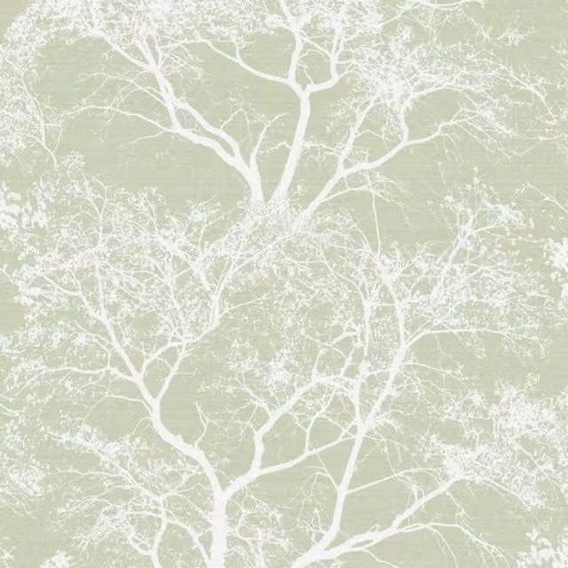 Holden Décor Whispering Trees Green Floral Nature Wallpaper Roll