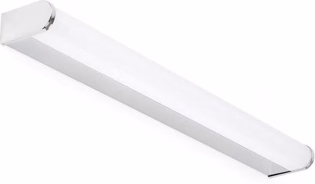Netlighting Tide 60cm Chrome Bathroom Over Mirror Light, Warm White 3000K, IP44