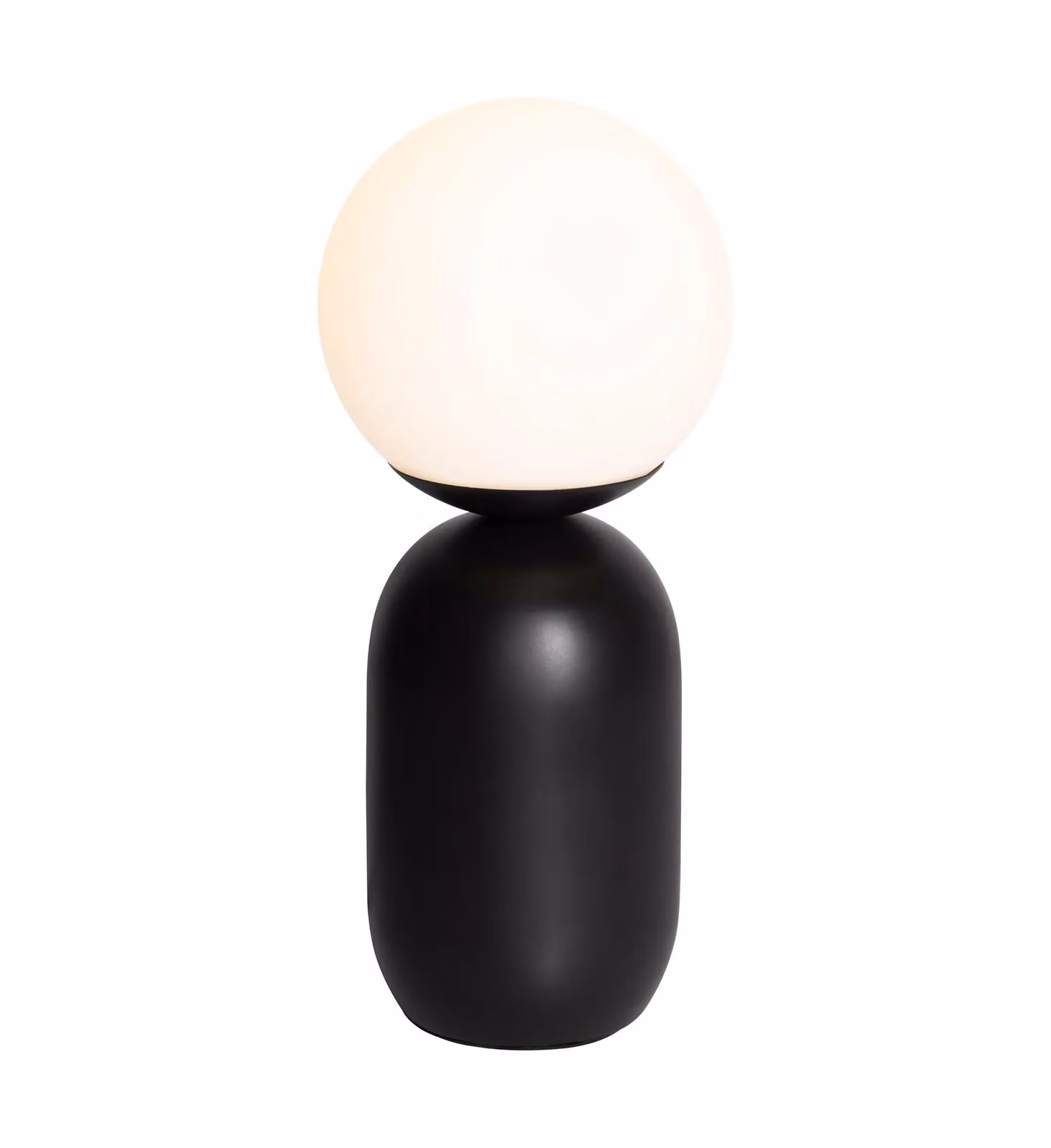 Nordlux Notti Table Lamp in Black Metal with Glass Dome and E14 Socket – 2