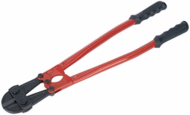 Loops 600mm Bolt Cropper with 10mm Jaw Capacity and Red Rubber Grips