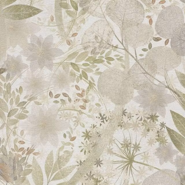 Erismann Secret Grove Green Botanical Floral Vinyl Wallpaper – 1