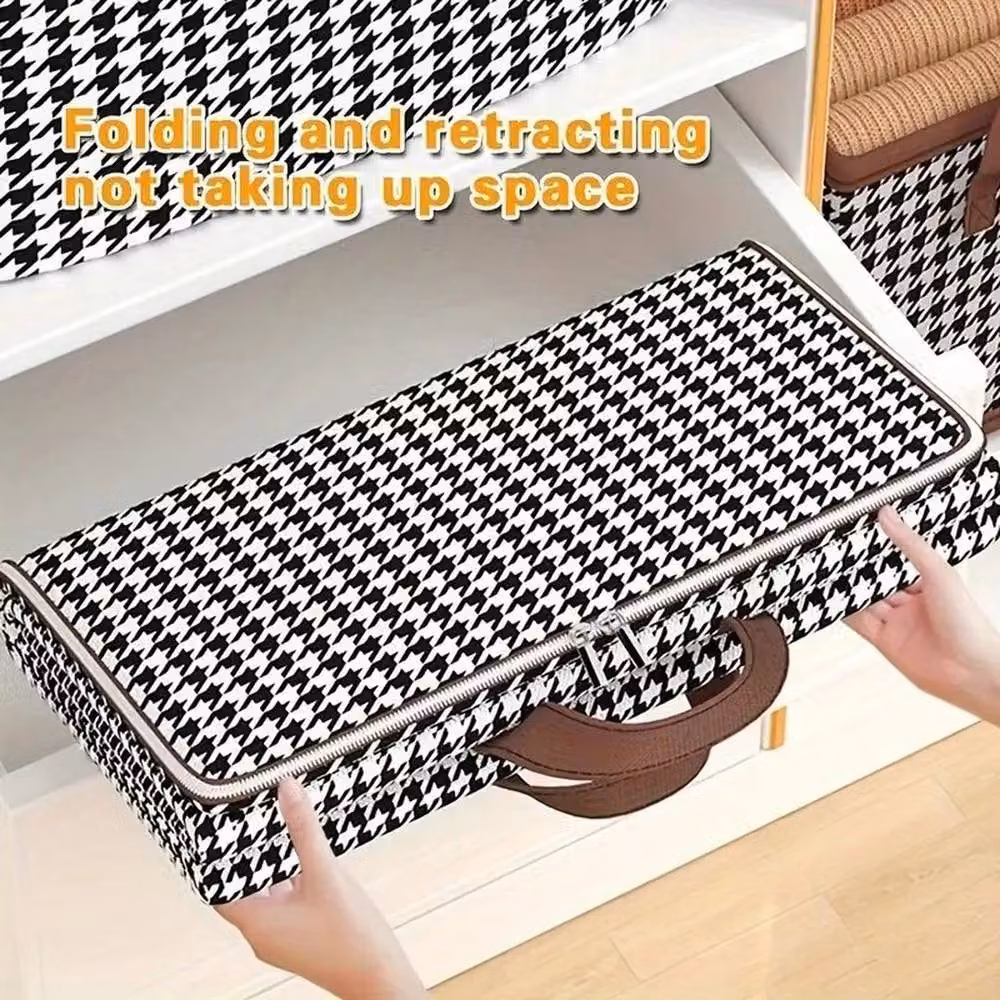 SPETLEK 6 Pack Large 180L Clothes Storage Bags with Zips in Black and Multicolour – 3