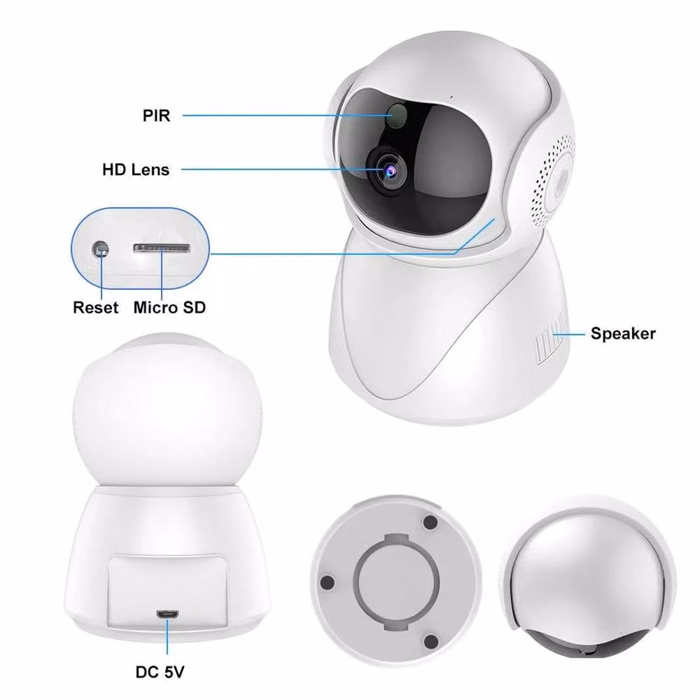 SPETLEK 5G WiFi Indoor HD CCTV Camera in White – 3
