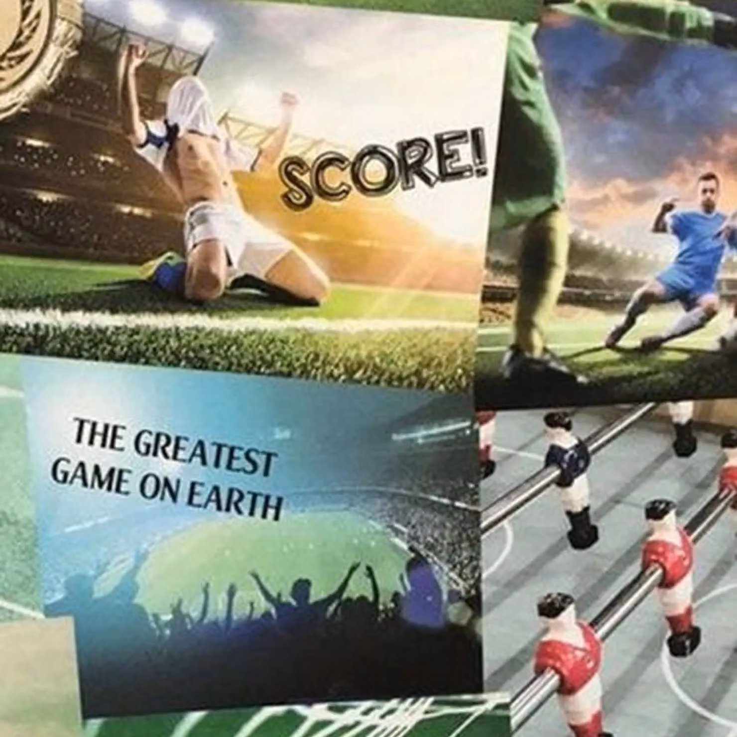 Fine Décor Football Sports Wallpaper, Multicolour Paper Roll – 2