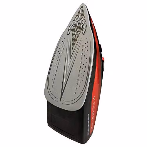 Igenix PowerSteam Vertical Steam Iron with Auto Shut-Off and Anti-Calc Function, Red/Black – 2
