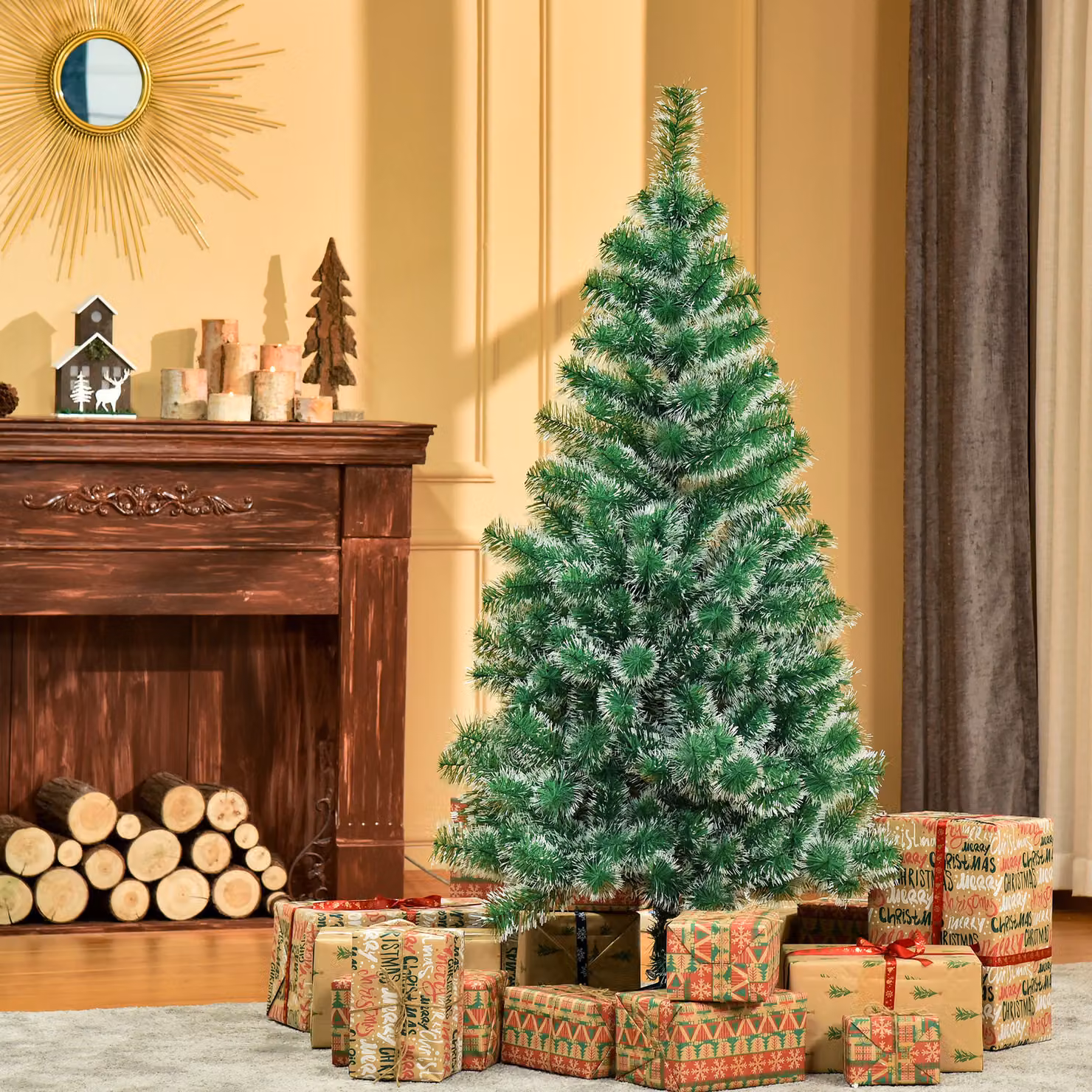 HOMCOM Green Artificial Christmas Tree – 2