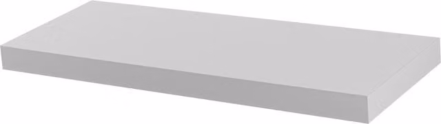 Harbour Housewares Modern White Matt MDF Floating Wall-Mounted Shelves