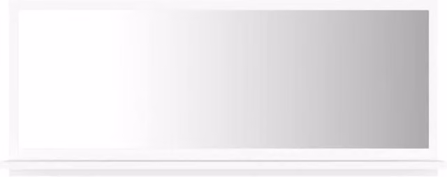 Berkfield Home Bathroom Mirror in White, W/D/H: 90 x 10.5 x 37 cm