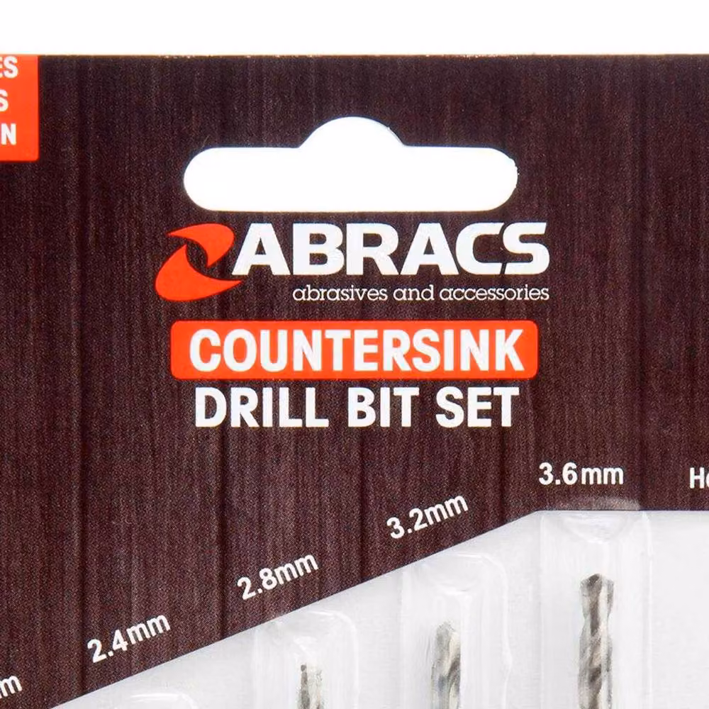 Abracs Expert Countersink Drill Bit Set, 5 Pack, Black – 2