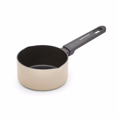Morphy Richards Aluminium and Ceramic Milk Pan, Beige, 14 cm