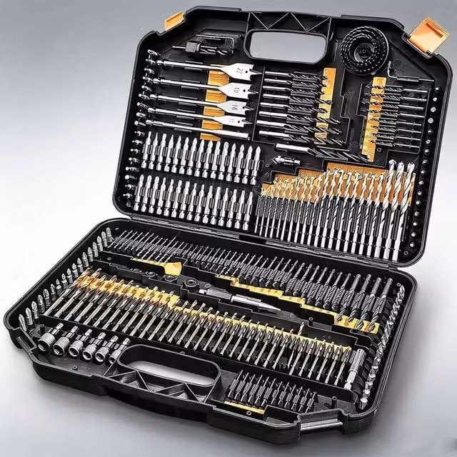 SPETLEK 246-piece HSS Drill Bit Set in Silver – 1
