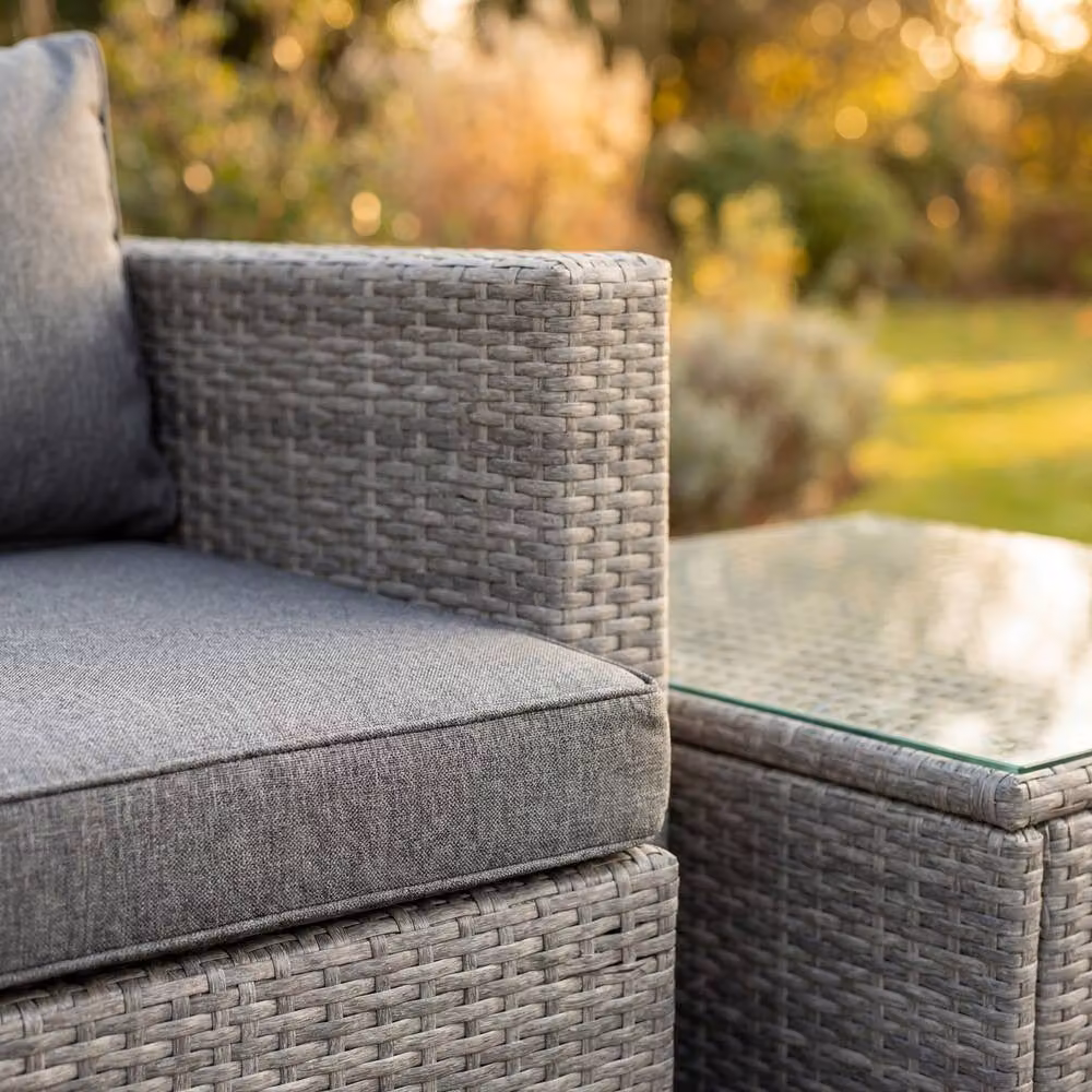 Rosewood & Stone Home Anglesey 10 Seat Large U-Shape Modular Garden Set in Grey – 3
