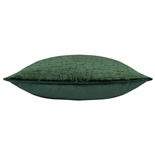 Paoletti Bloomsbury Green Square Polyester Filled Cushion with Removable Cover – 2