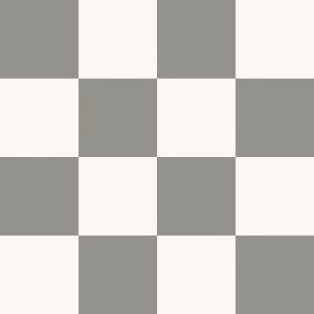 Komscape Tile Look Plastic Flooring in Green and Grey