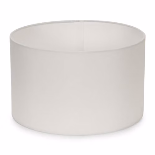 MiniSun Modern White Fabric Drum Light Shade, Width: 25 cm – 1