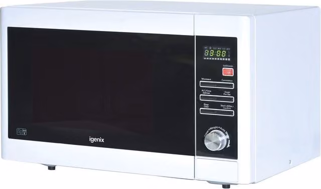 Igenix Solo Digital Microwave, 30L, 900W, White