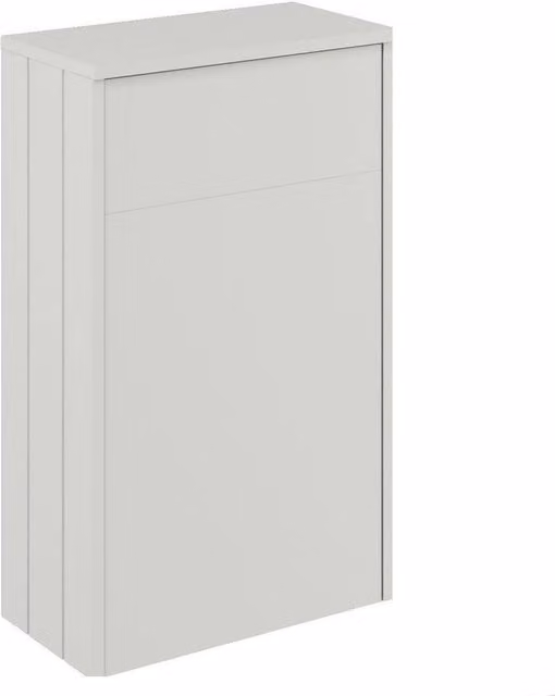 Balterley Gloss White Bathroom WC Unit W/D/H: 81.8 x 50.2 x 26.0 cm