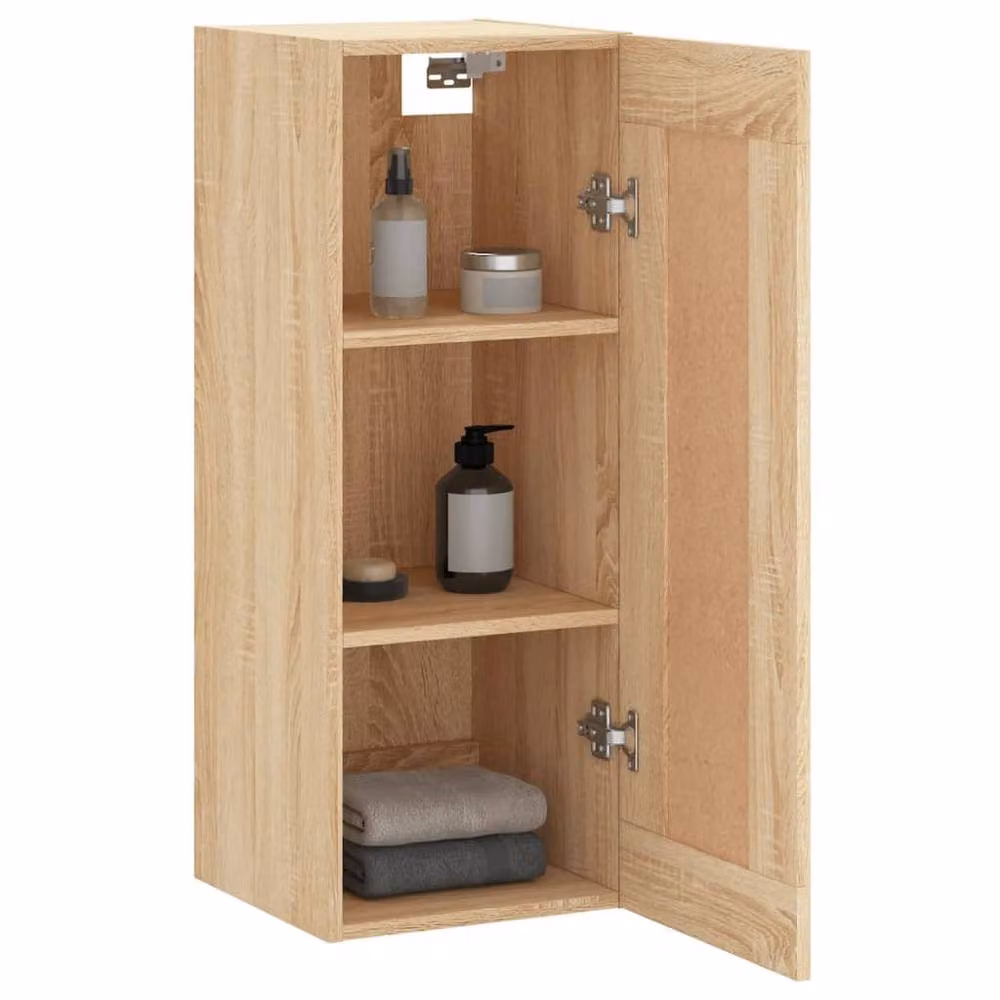 Berkfield Home Sonoma Oak Wall Mounted Cabinet, W/D/H: 34.5 x 34.5 x 90 cm – 2