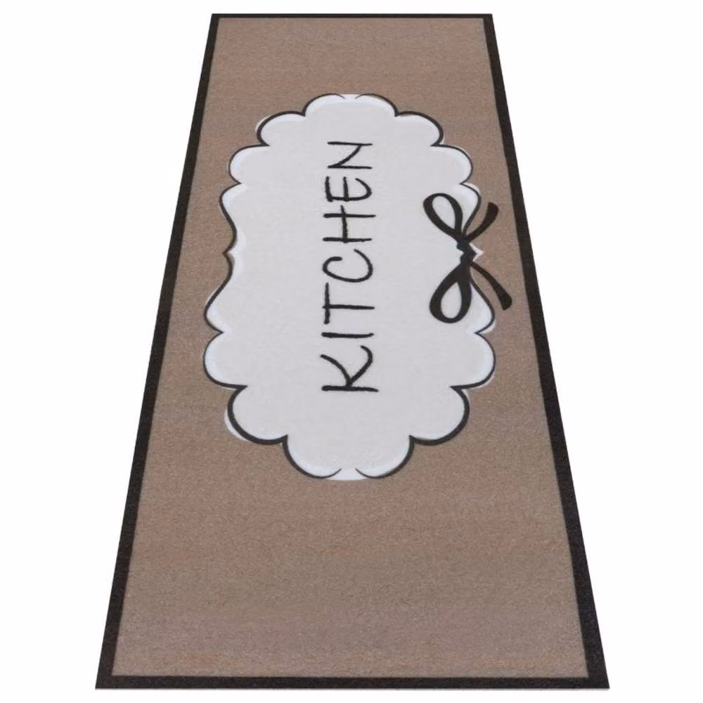 Hanse Home Cook & Clean Kitchen Runner, Beige and Multicolour Abstract Design, W/D/H: 50 x 150 cm – 6