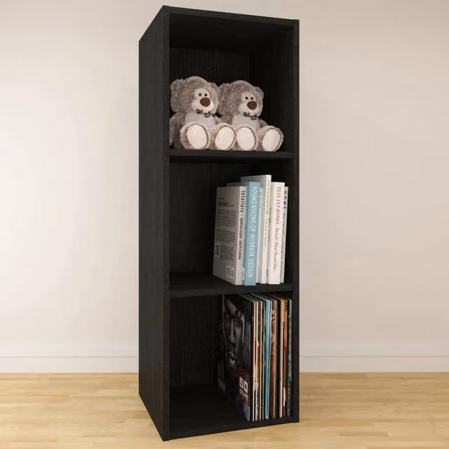 SPETLEK Record Storage Cube Cabinet Case Unit in Black – 1