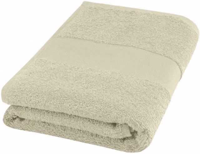 Bullet Charlotte Cotton Terry Bath Towel in Light Grey