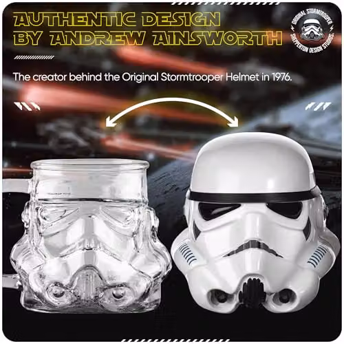 Thumbs Up Original Stormtrooper Beer Glass, Transparent, 600ml – 4