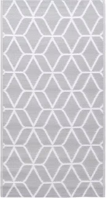 Berkfield Home Grey Outdoor Polypropylene Carpet, W: 190 cm, L: 290 cm – 1