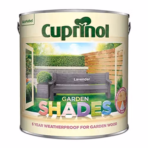 Cuprinol Garden Shades Matt Wood Paint in Lavender Purple, 2.5 l – 2