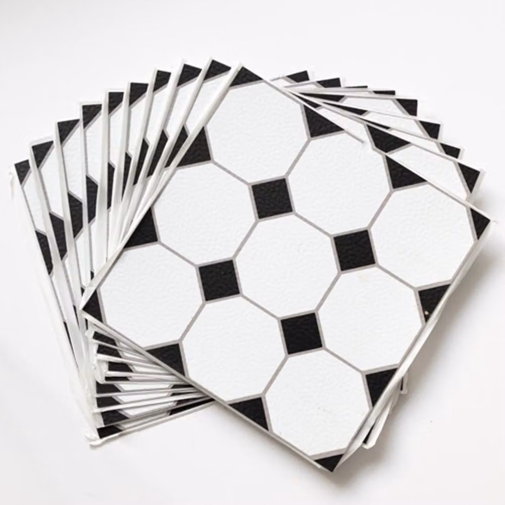FloorPops Hudson Self Adhesive Vinyl Floor Tiles, White, Pack of 10 (0.93sqm), W/D/H: 30.48 x 30.48 x 30.48 cm – 3