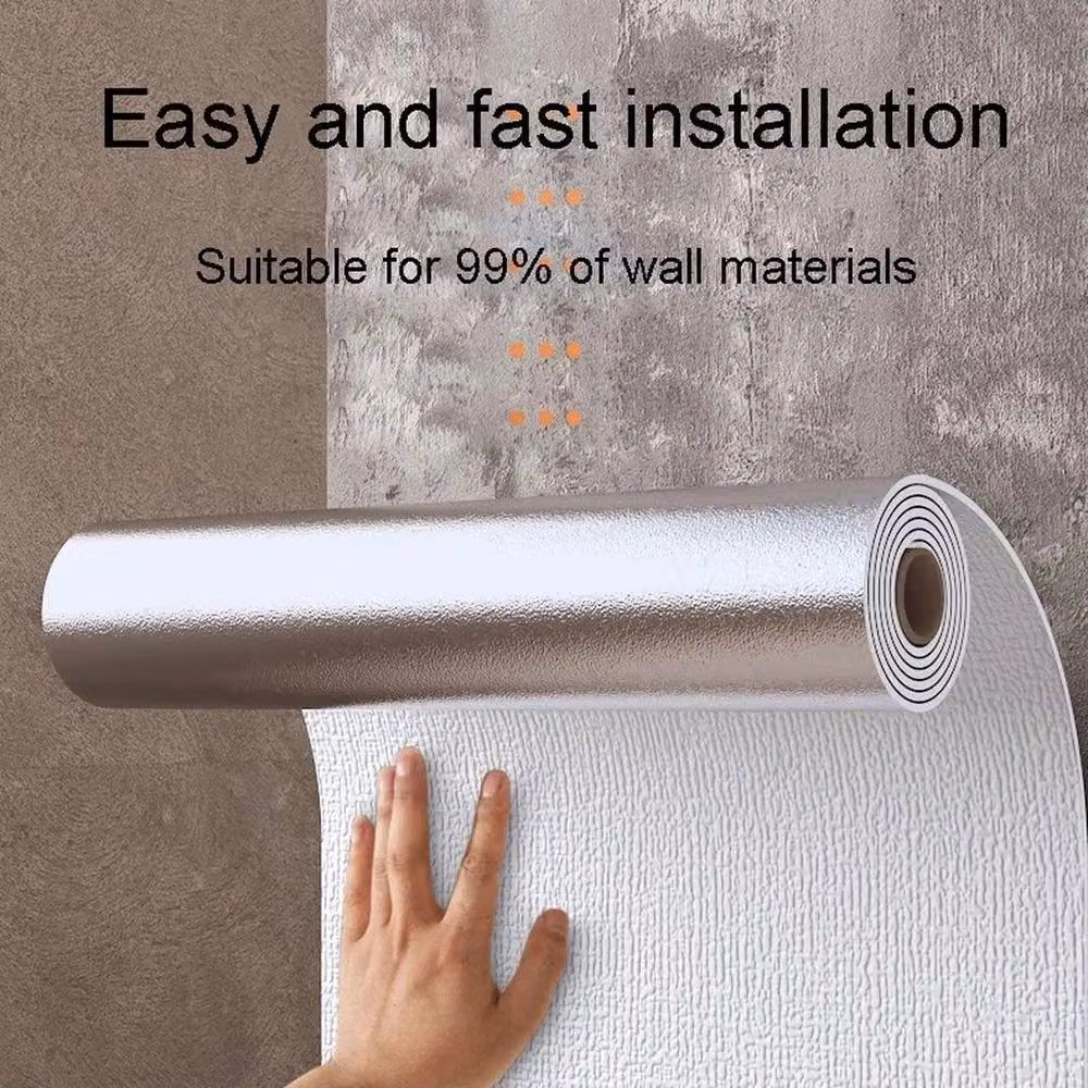 Kelvenix 2-Pack Self-Adhesive Moisture-Resistant Plain White Wallpaper, W/H: 50 cm x 10 m per roll – 2