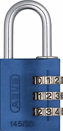 ABUS Aluminium Combination Padlock in Blue – 1