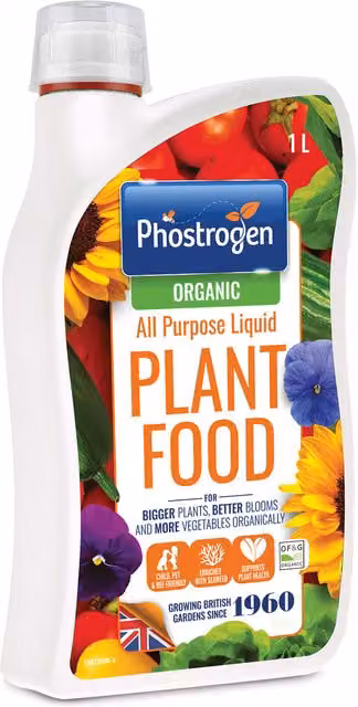 Phostrogen Organic All Purpose Liquid Plant Food with Seaweed Extract, 1 l – 1
