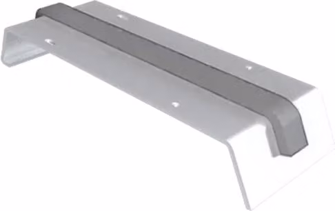 ARP Grey Aluminium Coping Fixing Clip for 200-250mm Walls, 310mm