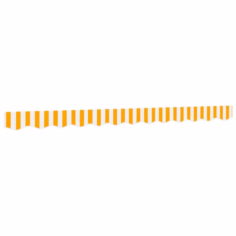 Berkfield Home Replacement Awning Valance Fabric, Yellow and White Stripe, 3 m